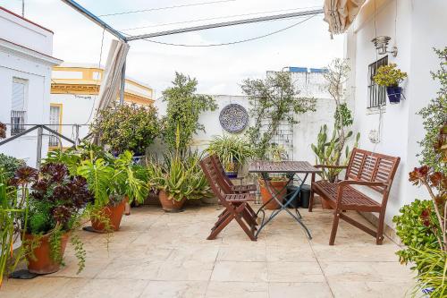 Rooftop maisonette with magnificent terrace