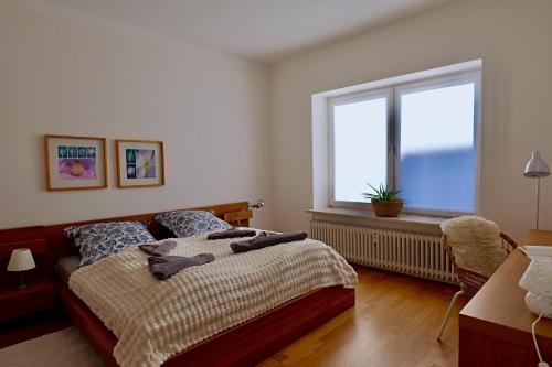 Ένα ή περισσότερα κρεβάτια σε δωμάτιο στο Meeresleuchten