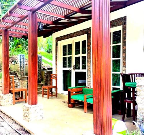 Patio nebo venkovní prostory v ubytování Ella Foret accomodation