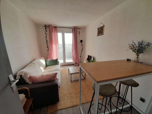 Studio proche plage avec balcon, petit garage et animaux admis - FR-1-324-561