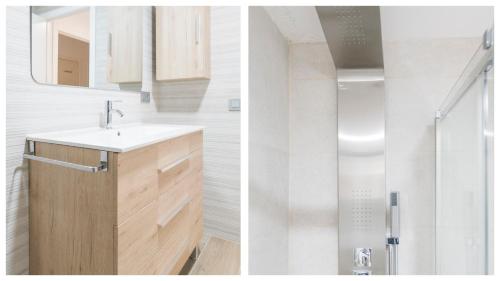 Ένα μπάνιο στο GM Toledo Apartamentos by Toledo AP