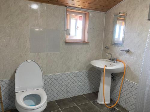 Ένα μπάνιο στο Jeju Chowchow Countryside House Female-Only Dormitory Pet-Friendly