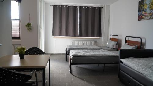 Кровать или кровати в номере MK Apartment Delmenhorst 4 - Free Wifi - Free Parking - nähe HBF