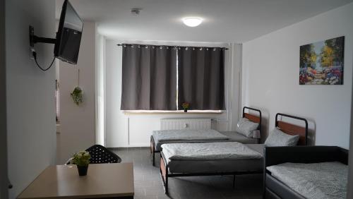 Кровать или кровати в номере MK Apartment Delmenhorst 4 - Free Wifi - Free Parking - nähe HBF