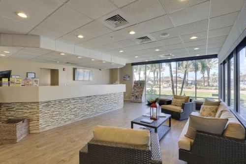 Area soggiorno di The Beachview Inn Clearwater Beach