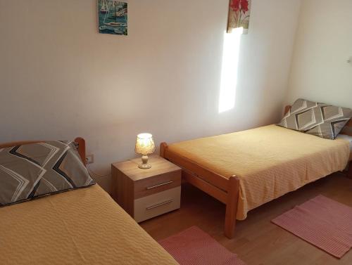 Ένα ή περισσότερα κρεβάτια σε δωμάτιο στο Vacation house Ana