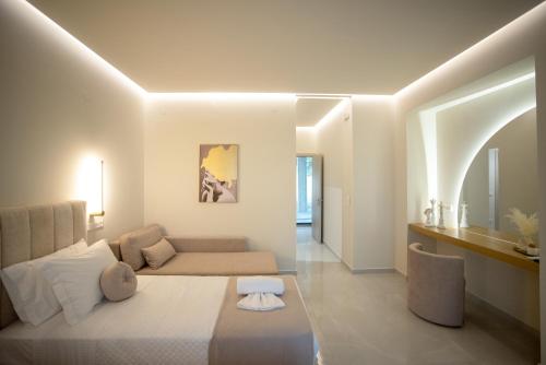 Гостиная зона в Elira Luxury Villa - With Private Pool