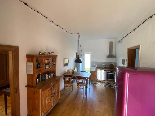 Η κουζίνα ή μικρή κουζίνα στο Buchbinderhof in Uckermark