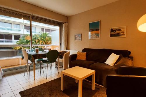 42m with 2 balconies near beach and center