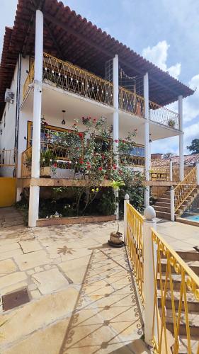 Balkoni atau teres di Hotel Montanhas de Minas