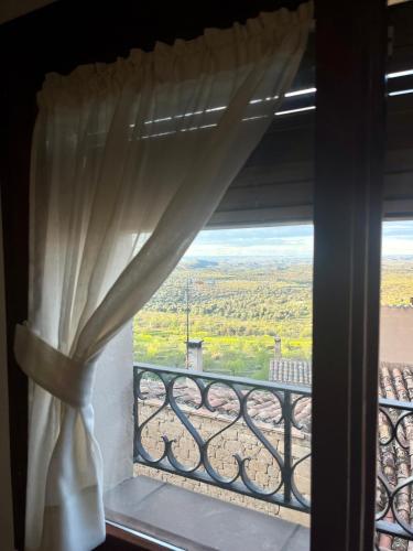 Ban công/sân hiên tại Apartamentos Rurales Miguela