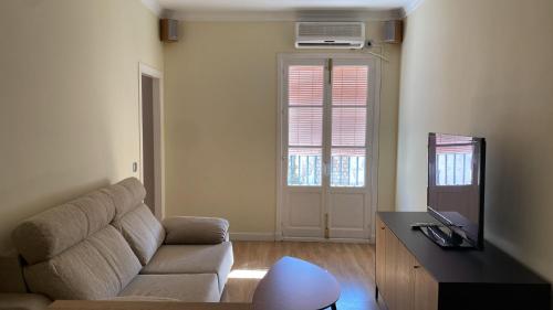 TV a/nebo společenská místnost v ubytování Piso Palacio centro