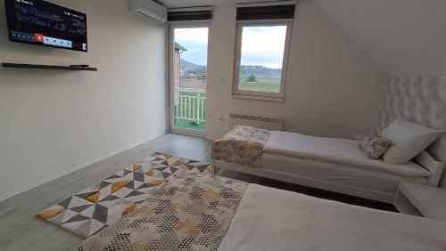 Posezení v ubytování Guest House Green Field