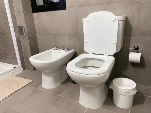 Et badeværelse på Tranquilo Departamento