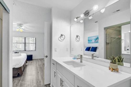 Et badeværelse på Nautical Nest