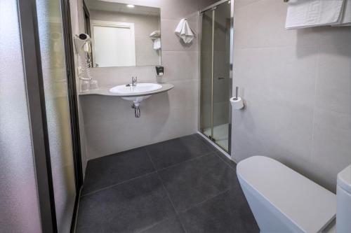 Koupelna v ubytování Hotel Sabiote