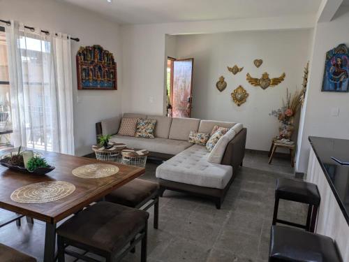 Posezení v ubytování Alojamientos Calicanto SMA