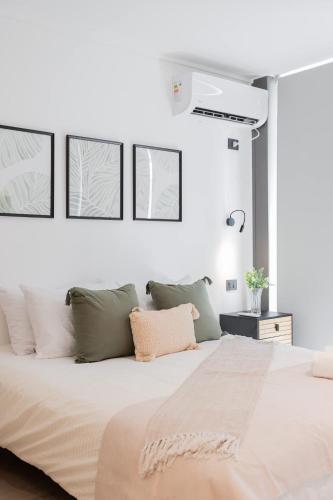 Ένα ή περισσότερα κρεβάτια σε δωμάτιο στο Located in the Best Area of Las Condes 2BR2BA