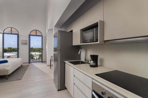 Dapur atau dapur kecil di Reserva Real by Harper