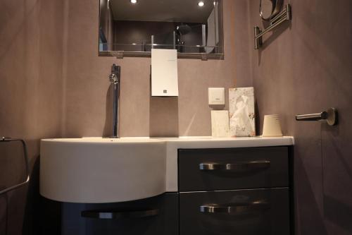 Ένα μπάνιο στο Bed & Breakfast Marrum