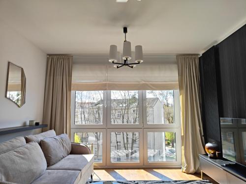 Χώρος καθιστικού στο Apartament N7 Centrum