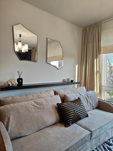 Χώρος καθιστικού στο Apartament N7 Centrum