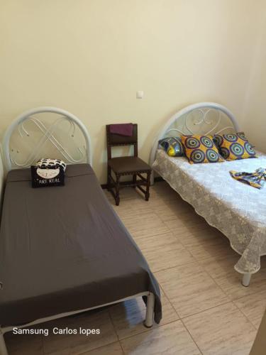 Postel nebo postele na pokoji v ubytování Paraíso na Montanha