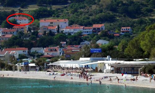 Apartments with parking spaces Baska, Krk - 24227