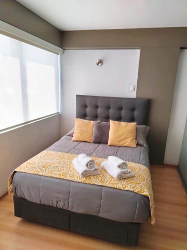 Cama o camas de una habitación en Misti Loft