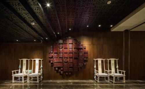 Ruang duduk di Hilton Urumqi