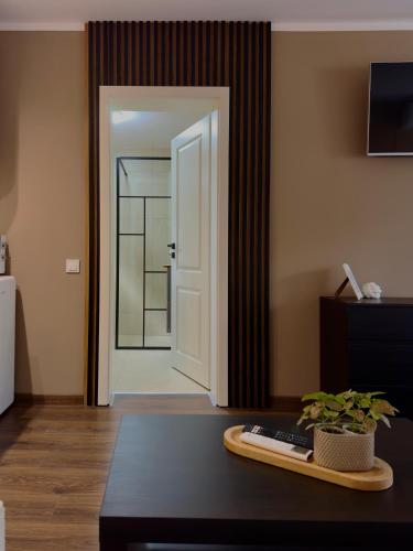 TV a/nebo společenská místnost v ubytování Cozy Nest Rasnov
