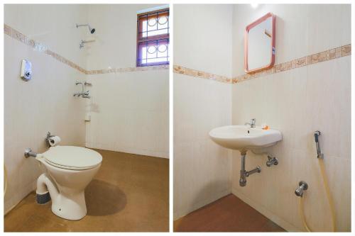 Ein Badezimmer in der Unterkunft Hotel O The Goan Courtyard