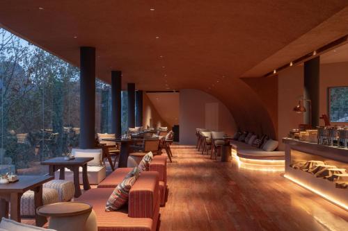 Posezení v ubytování Zhangjiajie Qishi Li Cave Homestay