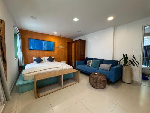 Notre Maison 7 - COliving and COworkingにあるベッド