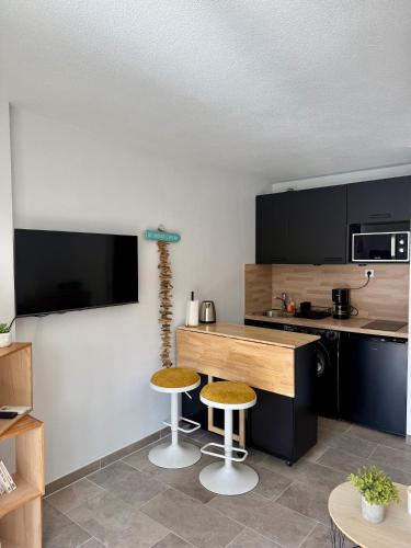 Studio Cabine Proche Plage de Cavalière