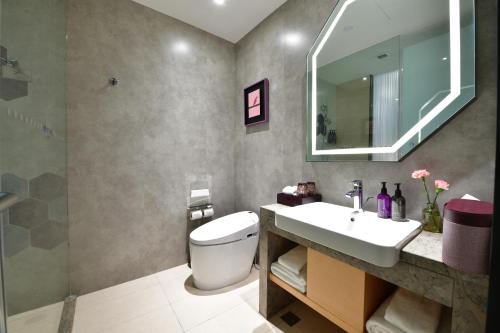 Koupelna v ubytování Mercure Qidong Downtown
