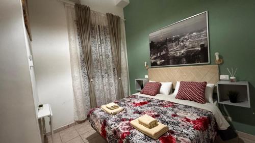 Ένα ή περισσότερα κρεβάτια σε δωμάτιο στο Nostress Apartment