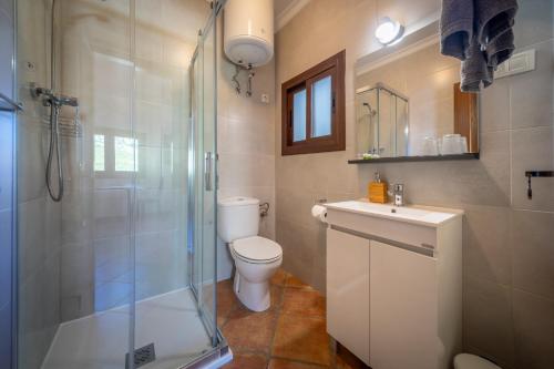 Bilik mandi di Casa La Calera - Adults Only 15 plus