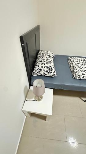 Giường trong phòng chung tại MK Apartment Delmenhorst 5 - Kostenloses WLAN - Kostenlose Parkplätze