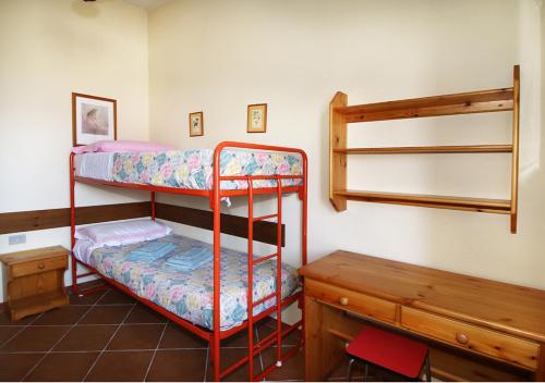 Postel nebo postele na pokoji v ubytování Il castagneto