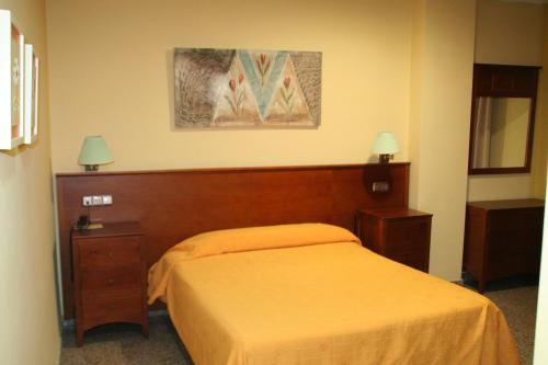 Cama o camas de una habitación en Hotel Marinetto