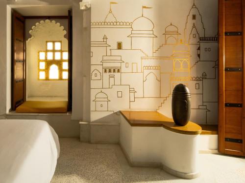 Cama o camas de una habitación en RAAS Devigarh