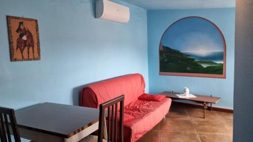 Posezení v ubytování Casa Ombrina