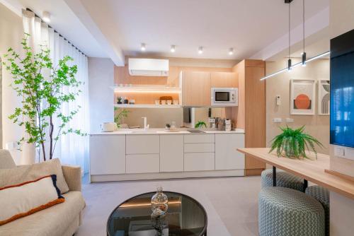 Dapur atau dapur kecil di WOW APARTAMENTOS VALLADOLID