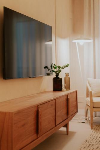 Televisyen dan/atau pusat hiburan di WOW APARTAMENTOS VALLADOLID