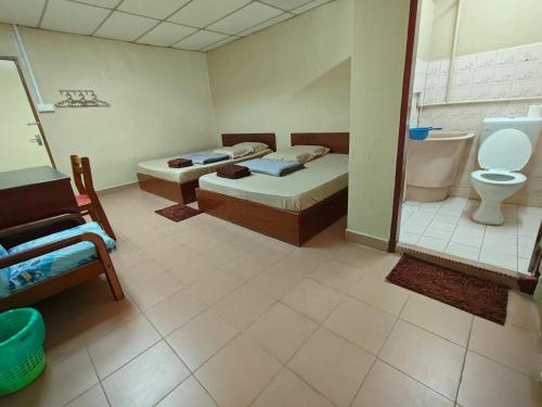 Koupelna v ubytování HotelChanglun