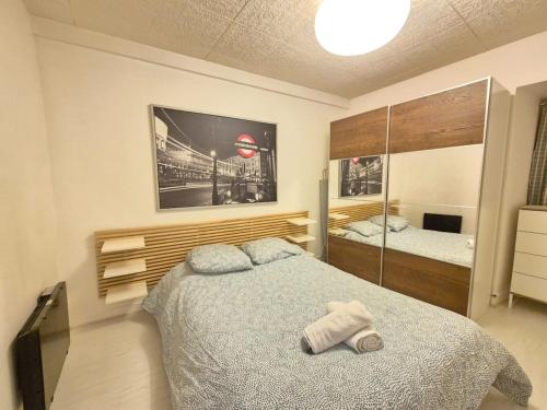 En eller flere senge i et værelse på Le Pierre #Quartier Historique#Calme