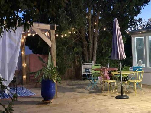 Κήπος έξω από το La cabane Authentic and comfortable studio, 5 mn de Caen