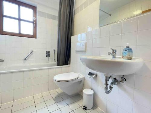 Koupelna v ubytování STA1079 Moderne Monteurwohnung mit Balkon