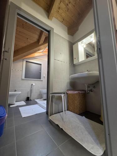 Koupelna v ubytování Casa di Ercolino